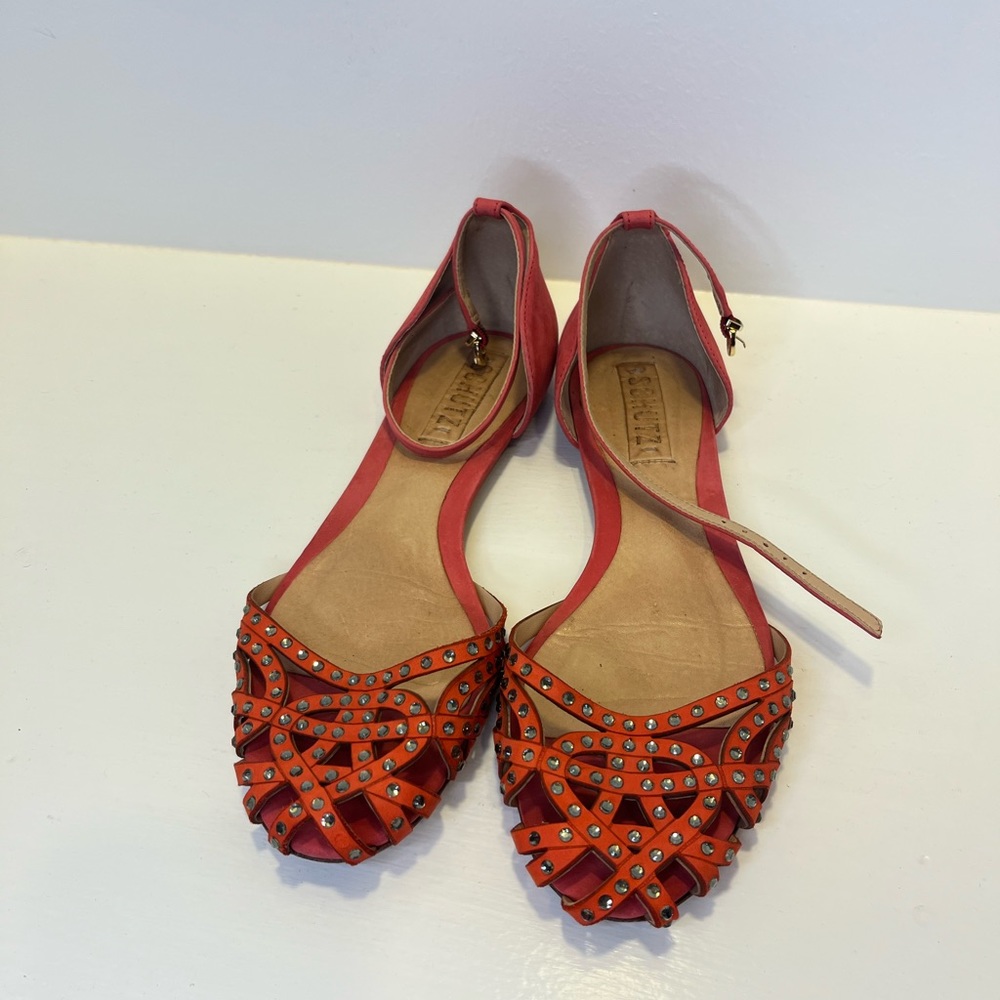 Schütz ankle strap flats - Picture 3 of 7